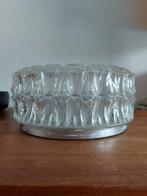 Vintage glashütte Limburg Plafonnière bewerkt glas, Huis en Inrichting, Lampen | Plafondlampen, Ophalen of Verzenden, Gebruikt