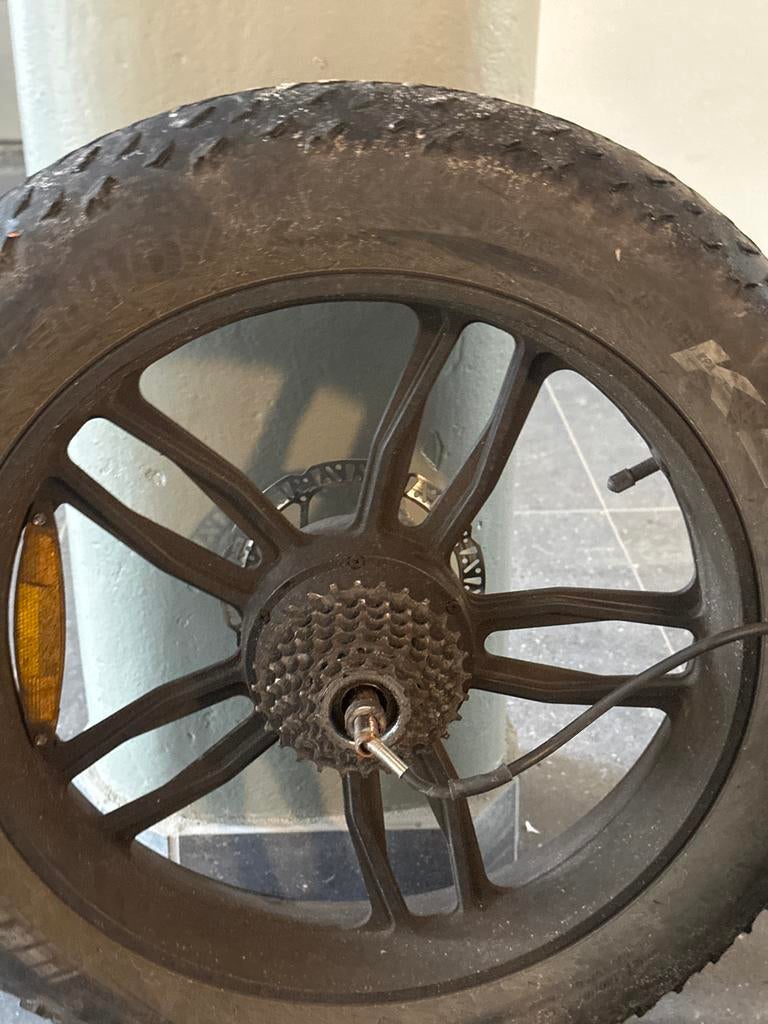 250W Fietsmotor V8 - Achterwiel, Ophalen of Verzenden, Gebruikt, Wiel