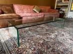 Glazen design salontafel 150 x 60 cm, Ophalen, Modern design, 100 tot 150 cm, 50 tot 100 cm