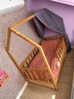Peuterbed / Bedhuisje 70x140 met Logeerlade, Ophalen, Gebruikt, 70 tot 85 cm, 140 tot 160 cm