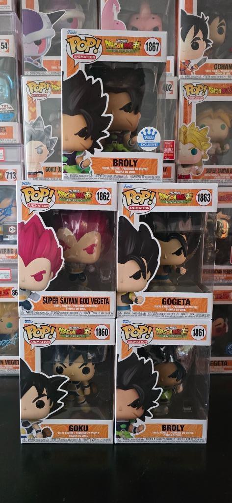Funko Pop Dragon Ball - Super Broly Funko's (5 diff Pops), Verzamelen, Poppetjes en Figuurtjes, Nieuw, Ophalen