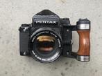 Pentax 67 + SMC Pentax 75mm 1:4,5 + 105mm 1:2.4mm, Ophalen of Verzenden, Gebruikt, Spiegelreflex, Pentax