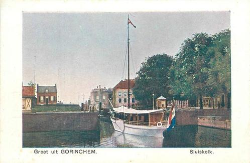 (381-097-017) Gorinchem Groet uit, Verzamelen, Ansichtkaarten | Nederland, Zuid-Holland, Verzenden