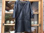 Zwarte leren jurk, Kleding | Dames, Jurken, Maat 38/40 (M), Zwart, Ophalen of Verzenden, Zo goed als nieuw