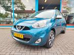 Nissan Micra 1.2 59KW 5DR 2016 Blauw, Auto's, Voorwielaandrijving, Stof, Zwart, Blauw