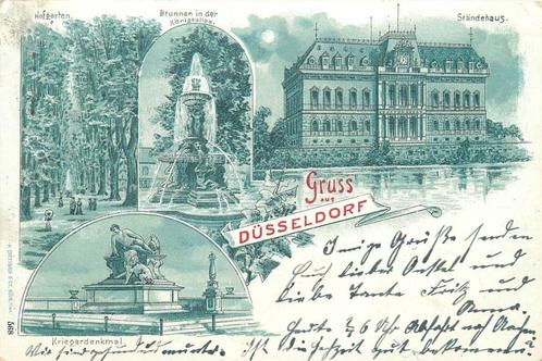 (701-281-041) Dusseldorf Litho, Verzamelen, Ansichtkaarten | Buitenland, Duitsland, Verzenden