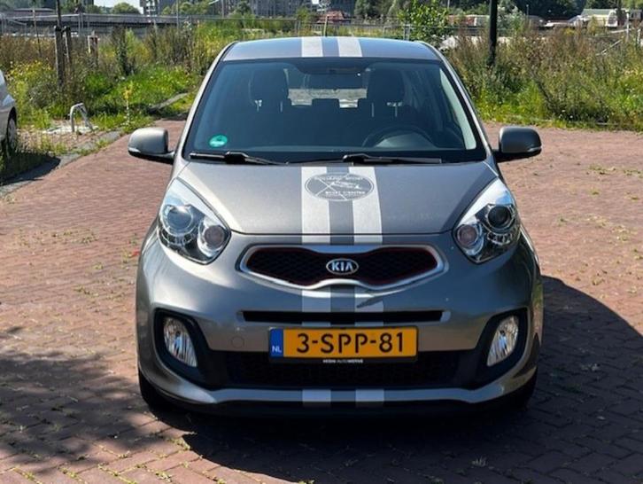 Kia Picanto 1.2 Cvvt 3-DRS 2013 Grijs, nav, airco, weinig km, Auto's, Kia, Particulier, Picanto, ABS, Alarm, Bluetooth, Centrale vergrendeling