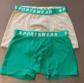 Twee nieuwe boxers Sportswear grijs en groen 146/152 beschikbaar voor biedingen