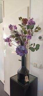 Kunstbloemen Zijden Kunst Boeket Incl Vaas, Ophalen, Zo goed als nieuw