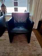 Luxe leren fauteuils, set van 2, Ophalen, Zo goed als nieuw, 50 tot 75 cm, Leer