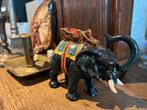 SPAARPOT OLIFANT GIETIJZER, Verzamelen, Ophalen of Verzenden, Gebruikt, Steen, Aardewerk of Keramiek, Dier