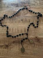 Antieke Rozenkrans met Heiligen Medailles Bronzen Ketting Re, Ophalen of Verzenden