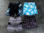 4 zwemshorts, maat S+M+L, Verzenden, Blauw, Faded Glory, Zwemshort