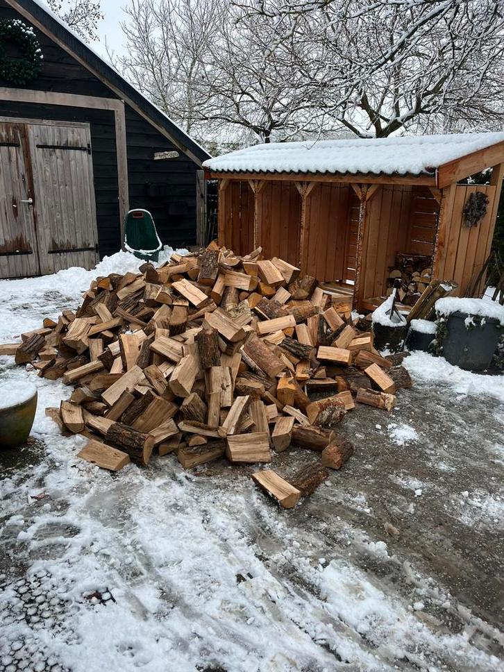 Droog haardhout🪵🔥 Direct te stoken! Bezorgen of afhalen!, Tuin en Terras, Haardhout, Ophalen