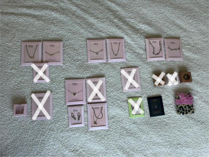 12-delig My Jewellery zilveren sieraden pakket NIEUW, Sieraden, Tassen en Uiterlijk, Kettingen, Nieuw, Zilver, Zilver, Ophalen of Verzenden