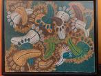 klein werk Aboriginal art acryl op doek, Ophalen of Verzenden