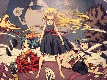 45 x 53 cm GELIMITEERDE CANVAS ART Monogatari Aniplex+ Anime beschikbaar voor biedingen