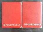 Twee stockboeken met kunstlederen omslag en koperen hoeken, Ophalen of Verzenden, Verzamelalbum