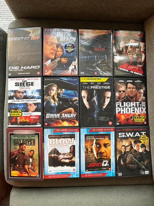 Dvd & Bluray verzameling; plm 80 stuks!, Cd's en Dvd's, Dvd's | Actie, Zo goed als nieuw, Actie, Alle leeftijden, Ophalen
