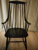 Schommelstoel vintage zwart, Huis en Inrichting, Stoelen, Ophalen, Gebruikt, Zwart, Vintage