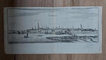 35 / Gravure uit 1659 van C. Merian van de stad Zutphen beschikbaar voor biedingen