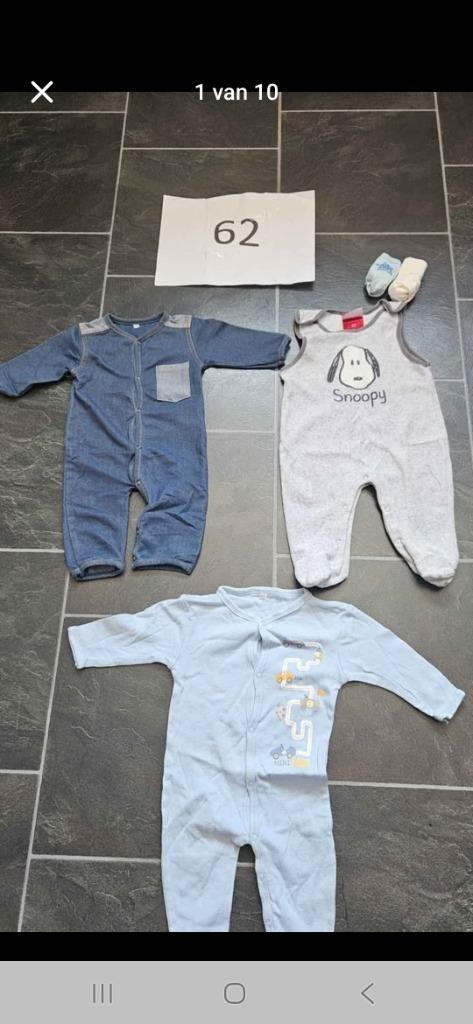 Kledingpakket maat 62, Kinderen en Baby's, Babykleding | Baby-kledingpakketten, Zo goed als nieuw, Maat 62, Ophalen of Verzenden