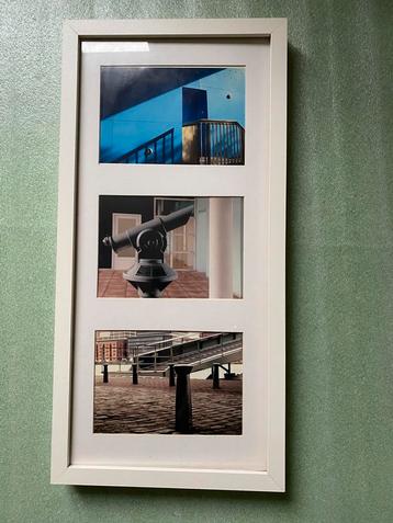 2 sets van elk 3 ingelijste foto’s Javakade Amsterdam beschikbaar voor biedingen