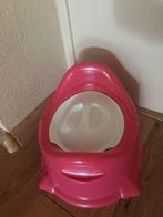 Fuchsia wc potje met deksel, Ophalen, Gebruikt