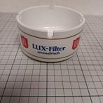 Asbak	Lux-Filter wit, plastic, 10cm (sigaretmerk), Ophalen of Verzenden, Zo goed als nieuw, Asbak
