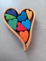 Grimm's Stapel Harten Regenboog, Kinderen en Baby's, Speelgoed | Houten speelgoed, Ophalen, Gebruikt, Overige typen