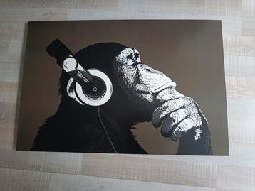 Wandplaat Aap op Board beschikbaar voor biedingen