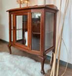 Antiek theekastje speciaal glas, Ophalen, Zo goed als nieuw