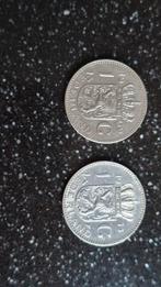 1 x zilveren gulden 1955, Postzegels en Munten, Munten | Nederland, 1 gulden, Koningin Juliana, Zilver, Ophalen of Verzenden