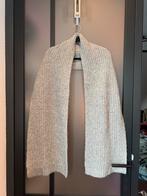 Grijze Gebreide Sjaal, Maat 38/40 (M), Ophalen of Verzenden, Zo goed als nieuw, Hippie