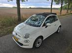 Fiat 500 1.0 Hybrid, Dolce Vita, Cabrio, Zwart, 4 stoelen, Leder en Stof, Wit