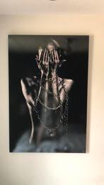 Groot 120X80 plexiglass afbeelding naakte vrouw, Huis en Inrichting, Ophalen, 75 tot 100 cm, Schilderij, 75 cm of meer