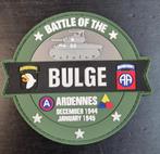 Embleem PVC Battle of the Bulge, Verzamelen, Ophalen of Verzenden, Landmacht, Embleem of Badge