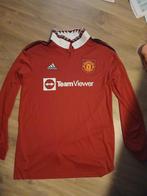 Officieel manchester united thuisshirt lange mouw 2023., Ophalen of Verzenden, Zo goed als nieuw, Shirt