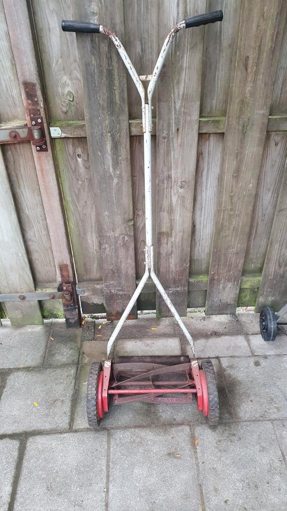 Husqvarna Handgrasmaaier - Klassieker!, Tuin en Terras, Grasmaaiers, Gebruikt, Handgrasmaaier, Ophalen