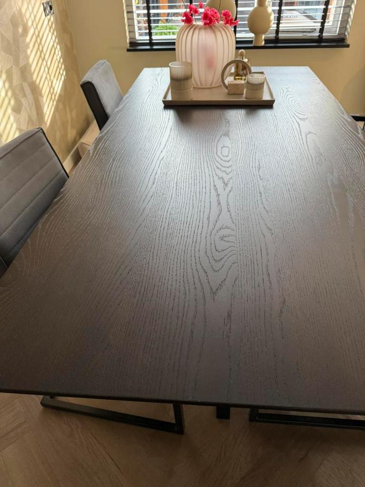 Eettafel Belvio, Huis en Inrichting, Tafels | Eettafels, Zo goed als nieuw, 100 tot 150 cm, 200 cm of meer, Vijf personen of meer