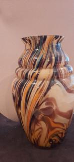 Art Deco Glazen Vaas - 26 cm, Huis en Inrichting, Woonaccessoires | Vazen, Overige kleuren, Ophalen of Verzenden, Minder dan 50 cm