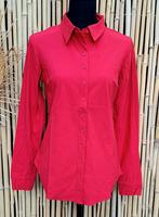 Mi Piace Travelstof Blouse - Rood - Maat L, Kleding | Dames, Blouses en Tunieken, Mi Piace, Verzenden, Maat 42/44 (L), Nieuw