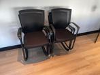 Kantoor stoelen zwart, Ophalen, Zwart, Zo goed als nieuw, Vier