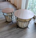 Tafel Set Ängesbyn IKEA, Huis en Inrichting, Tafels | Bijzettafels, Rond, 55 tot 75 cm, Zo goed als nieuw, Hout