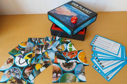 Our planet Wereldspel - 3 spellen in één - in woord & beeld, Hobby en Vrije tijd, Gezelschapsspellen | Overige, Nieuw, Een of twee spelers