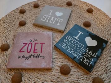 ️ SINTERKLAAS TEGELTJES ️ beschikbaar voor biedingen