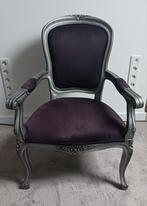 Barok stoel / fauteuil, Ophalen, Barok, Zwart, Zo goed als nieuw
