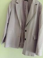 Lila blazer, maat 34 (valt als 36), Paars, Ophalen of Verzenden, Zo goed als nieuw, Jasje