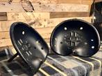 Vintage Tractor Stoelen - Set van 2, Gebruikt, Twee, Zwart, Ophalen of Verzenden