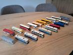 Modelbussen 19 stuks 1:87 diversen, Overige merken, Gebruikt, 1:50 of kleiner, Overige typen
